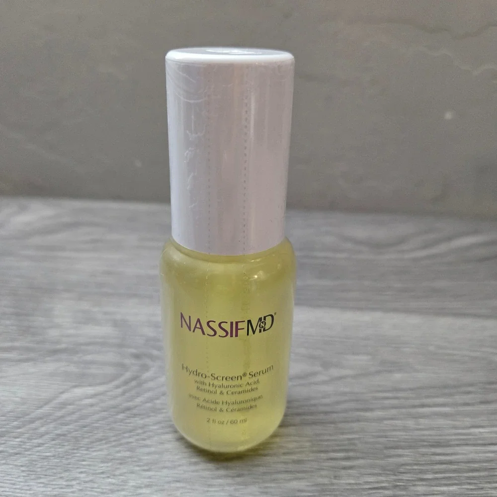 NassifMD Clear Hydro-Screen Serum 2 fl oz Anti-Aging Retinol Hyaluronic Acid